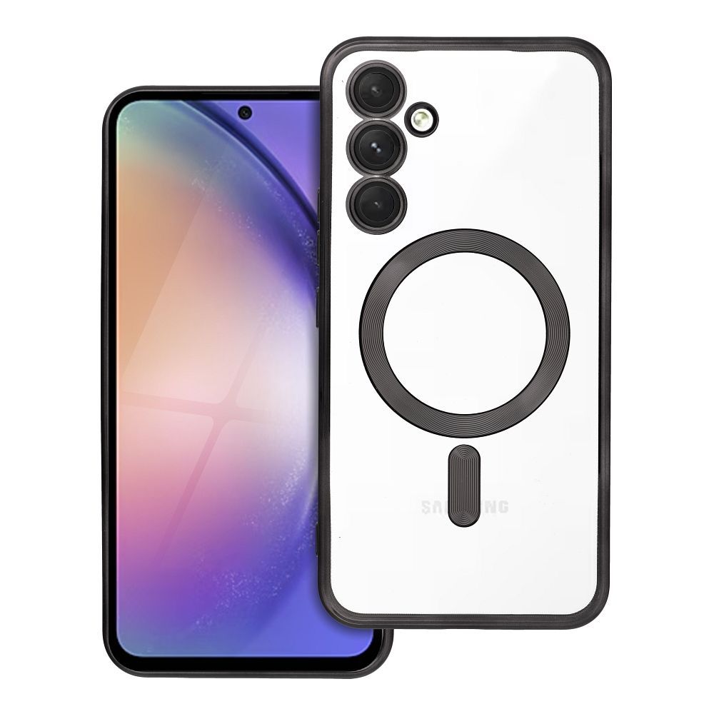 ELECTRO MAG COVER magnetinis dėklas telefonui, suderinamas su MagSafe, skirtas SAMSUNG A54, juodas