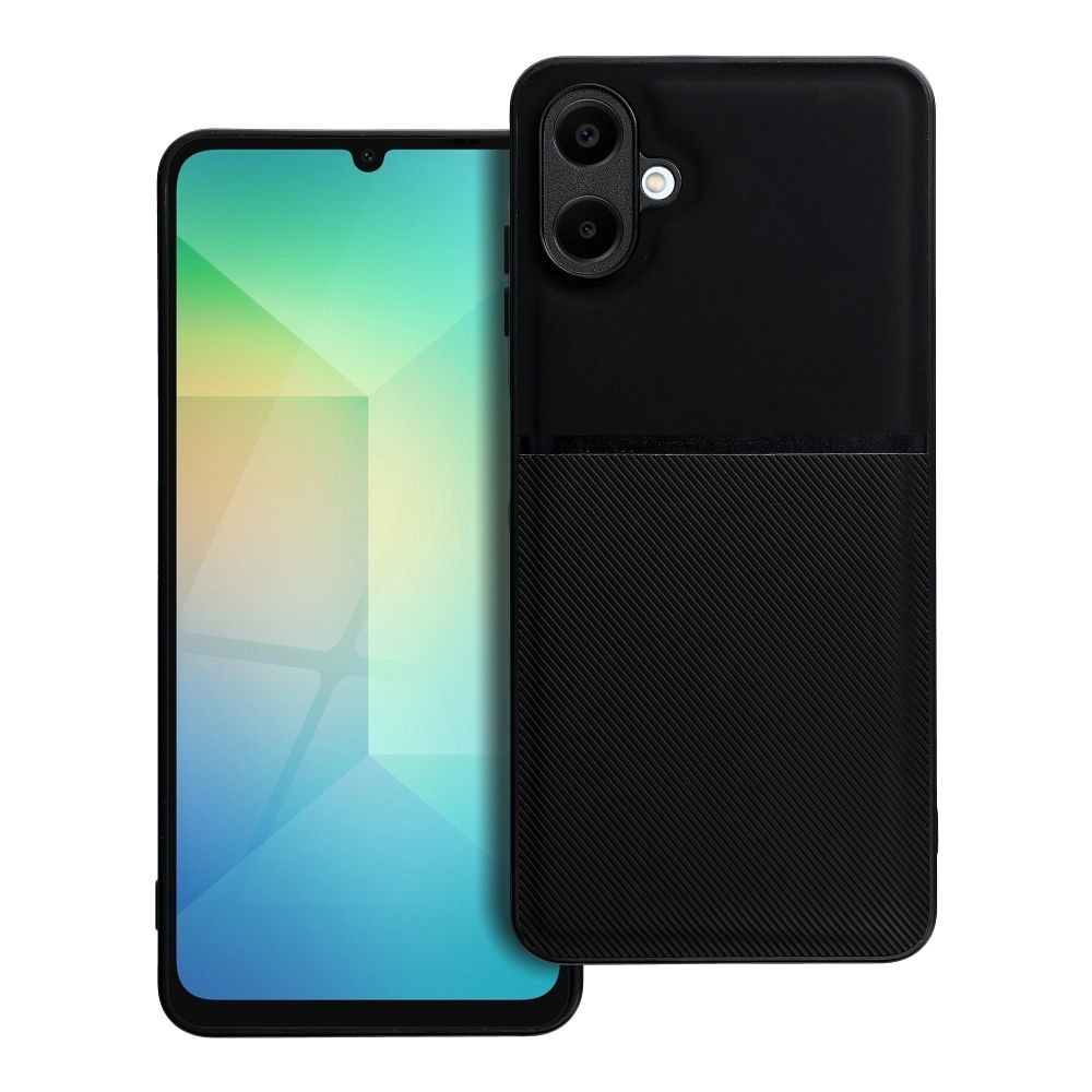 NOBLE Dėklas telefonui SAMSUNG A06 - juodas