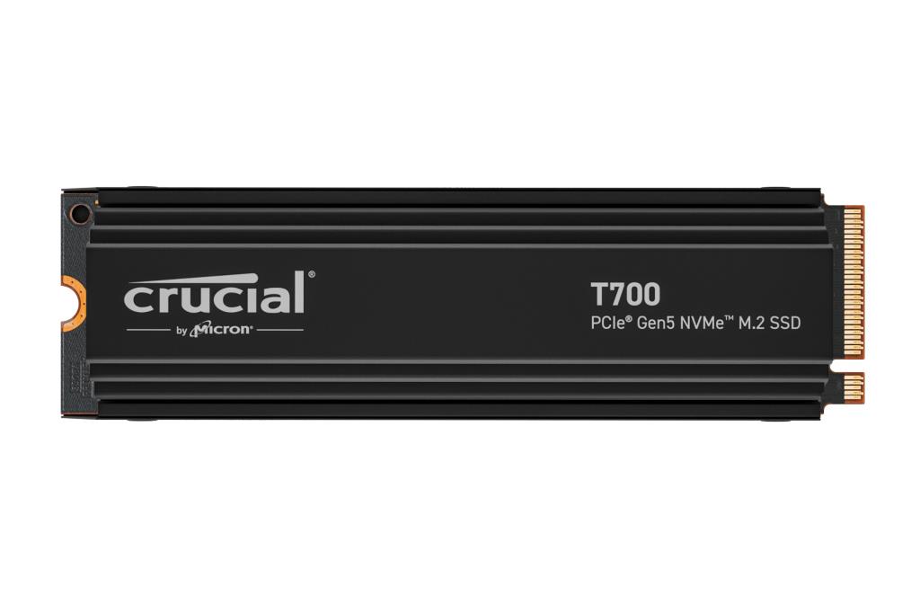 SSD diskas CRUCIAL T700 2TB M.2 PCIe Gen5 NVMe TLC rašymo 11800 MB/s skaitymo 12400 MB/s