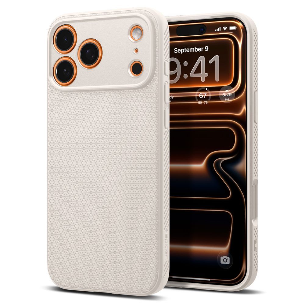 Spigen Liquid Air Dėklas telefonui iPhone 17 Pro - titano spalvos