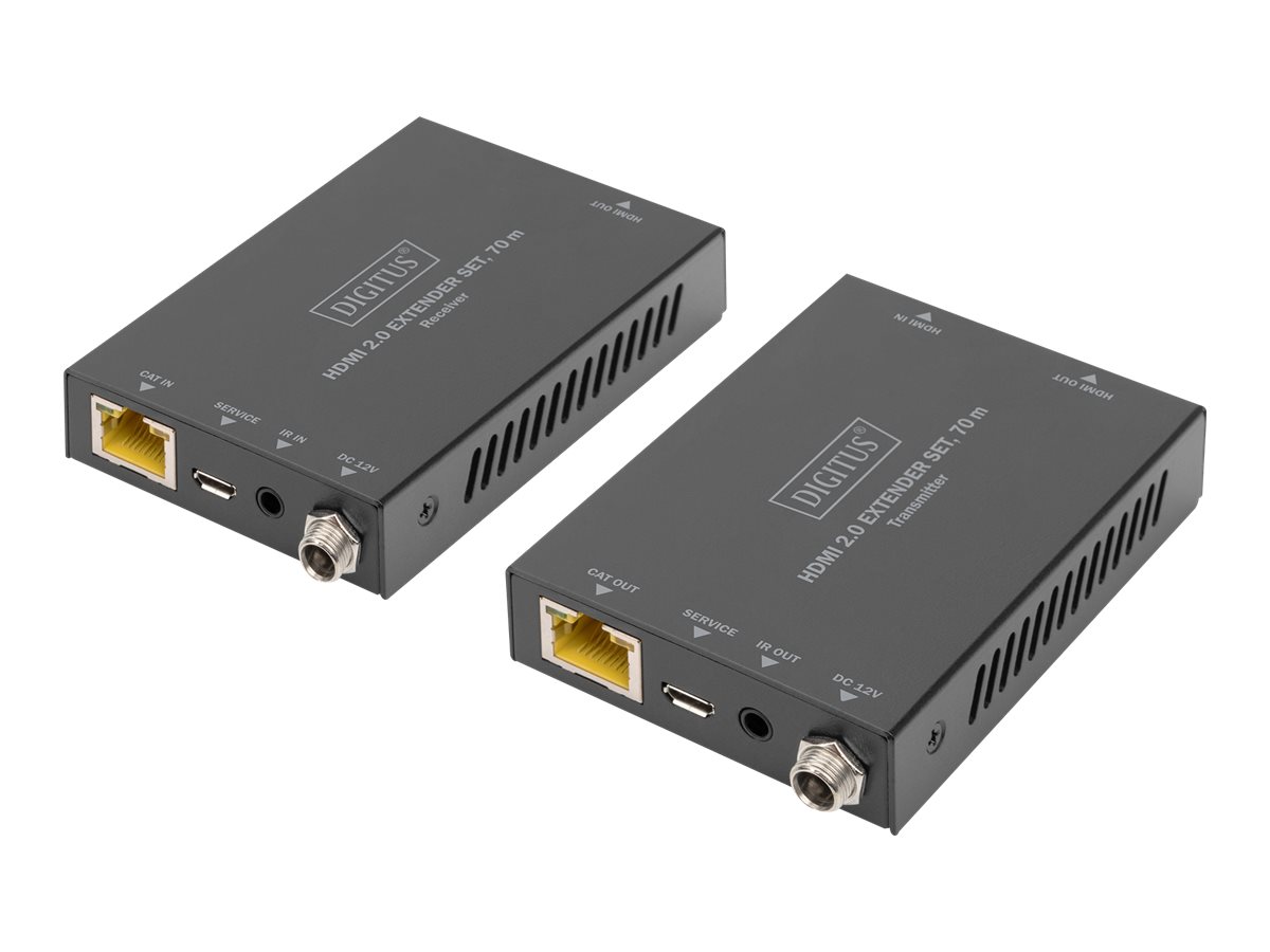 DIGITUS HDMI 2.0 plėtinys 70m 4K/60Hz 18Gbps