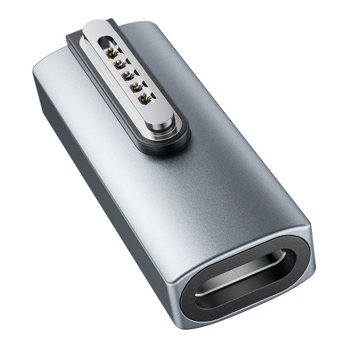Adapteris Essager Zeus juodas (In: Type-C / Out: Magsafe3)