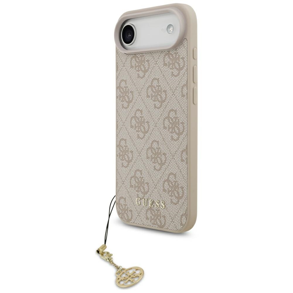 Guess 4G Charms Collection Magnetinis dėklas telefonui iPhone Air - rožinė
