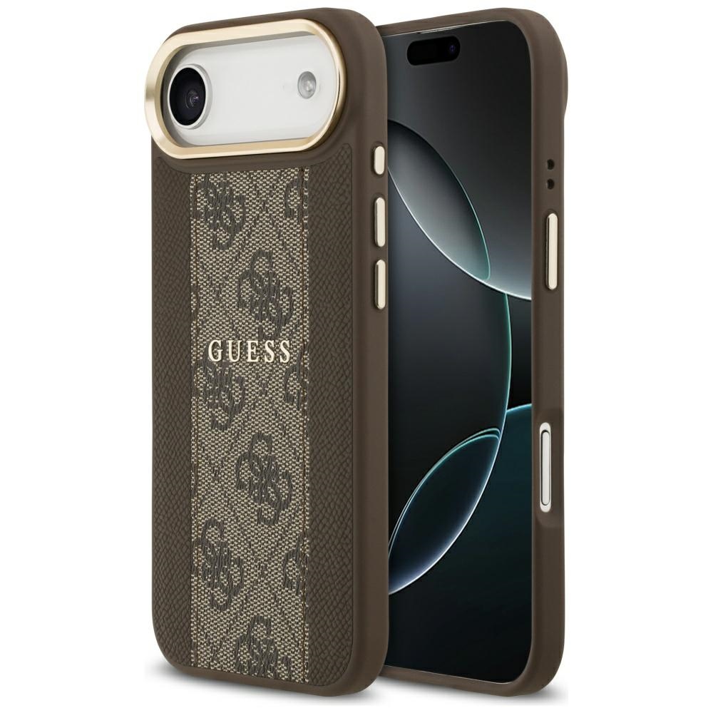 GUESS dėklas telefonui IPHONE 17 Air su MagSafe suderintas - rudas