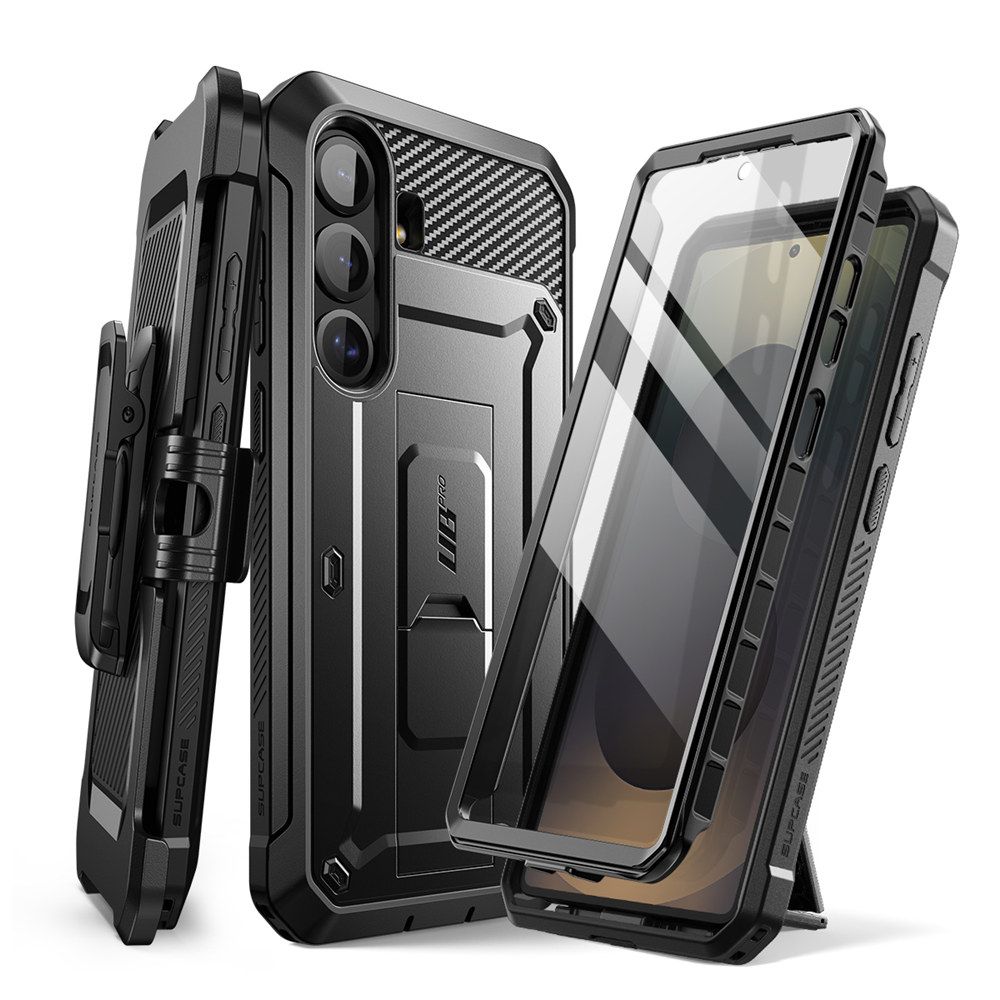 Supcase Unicorn Beetle Pro dėklas Samsung Galaxy S25 FE juodas