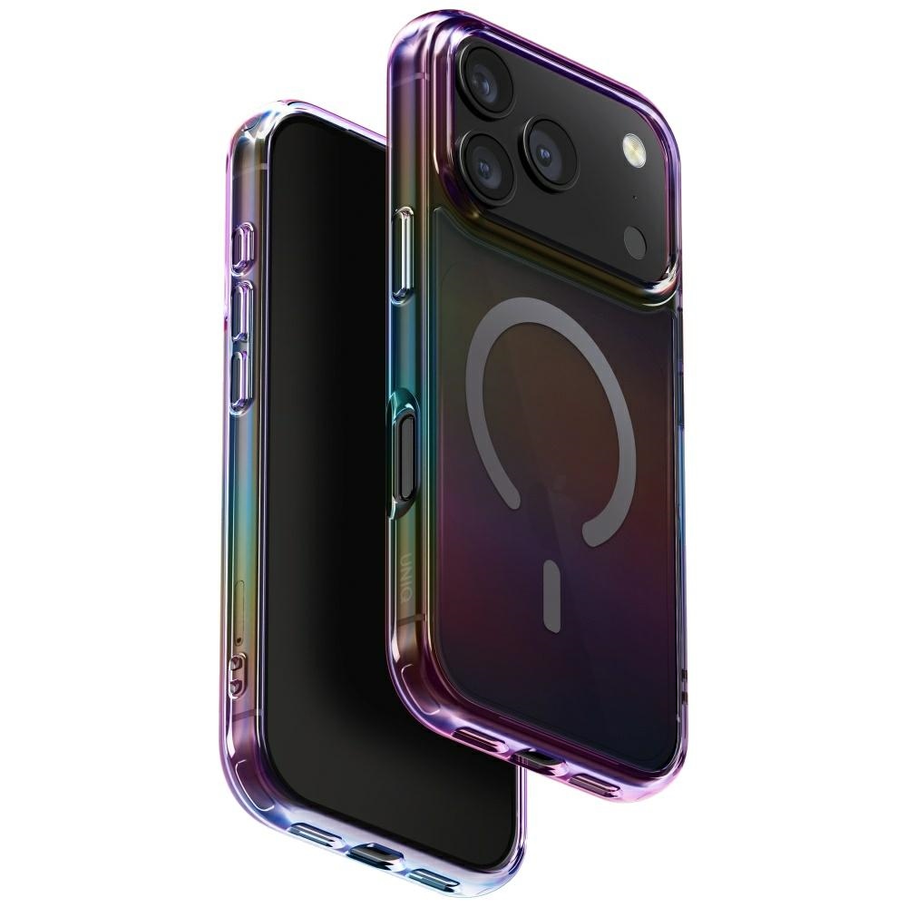 Uniq Iridescia dėklas telefonui iPhone 17 Pro Magnetinis įkrovimas - įvairiaspalvis
