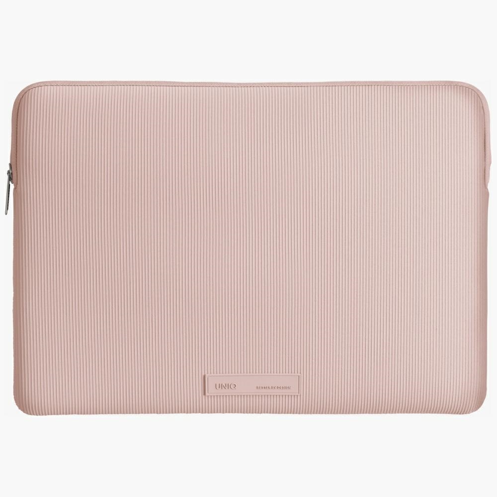 Uniq Cyprus Ridge Edition neperšlampamas neopreninis 14" nešiojamojo kompiuterio dėklas - rožinis