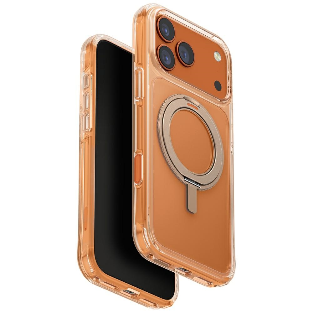 Uniq Swivix pasukamas 360° stovo dėklas telefonui iPhone 17 Pro Max - auksinis