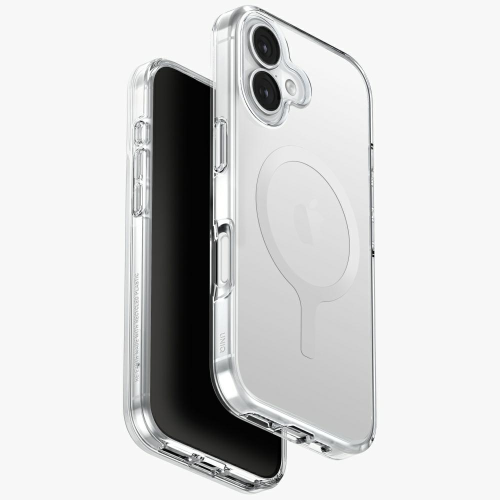 "Uniq Clario Magclick" įkrovimo dėklas "iPhone 17" - skaidrus