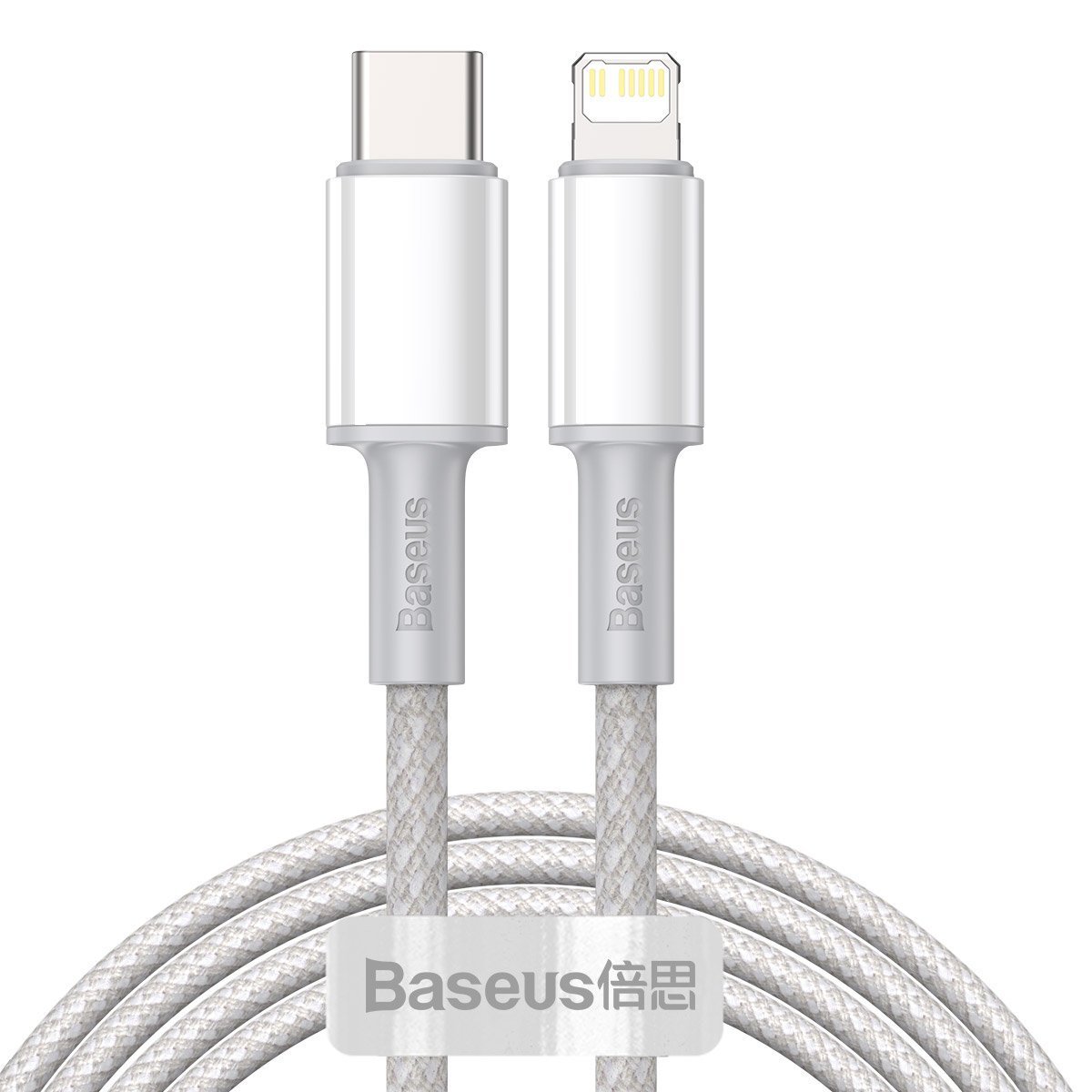 Baseus kabelis High Density PD USB-C - Lightning 2,0 m baltas 20W