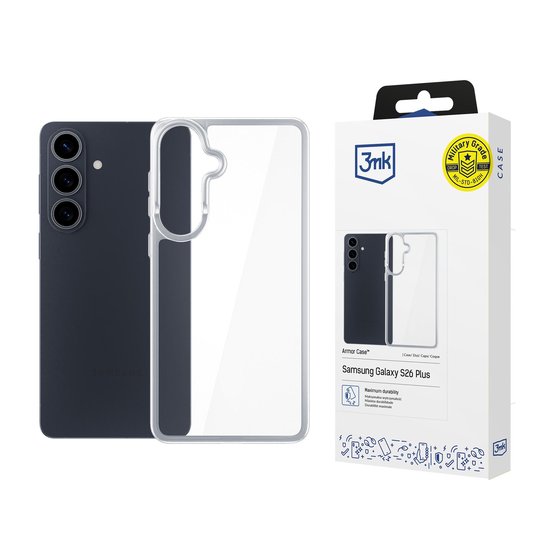 3mk Armor Dėklas for Samsung Galaxy S26+ - skaidrus