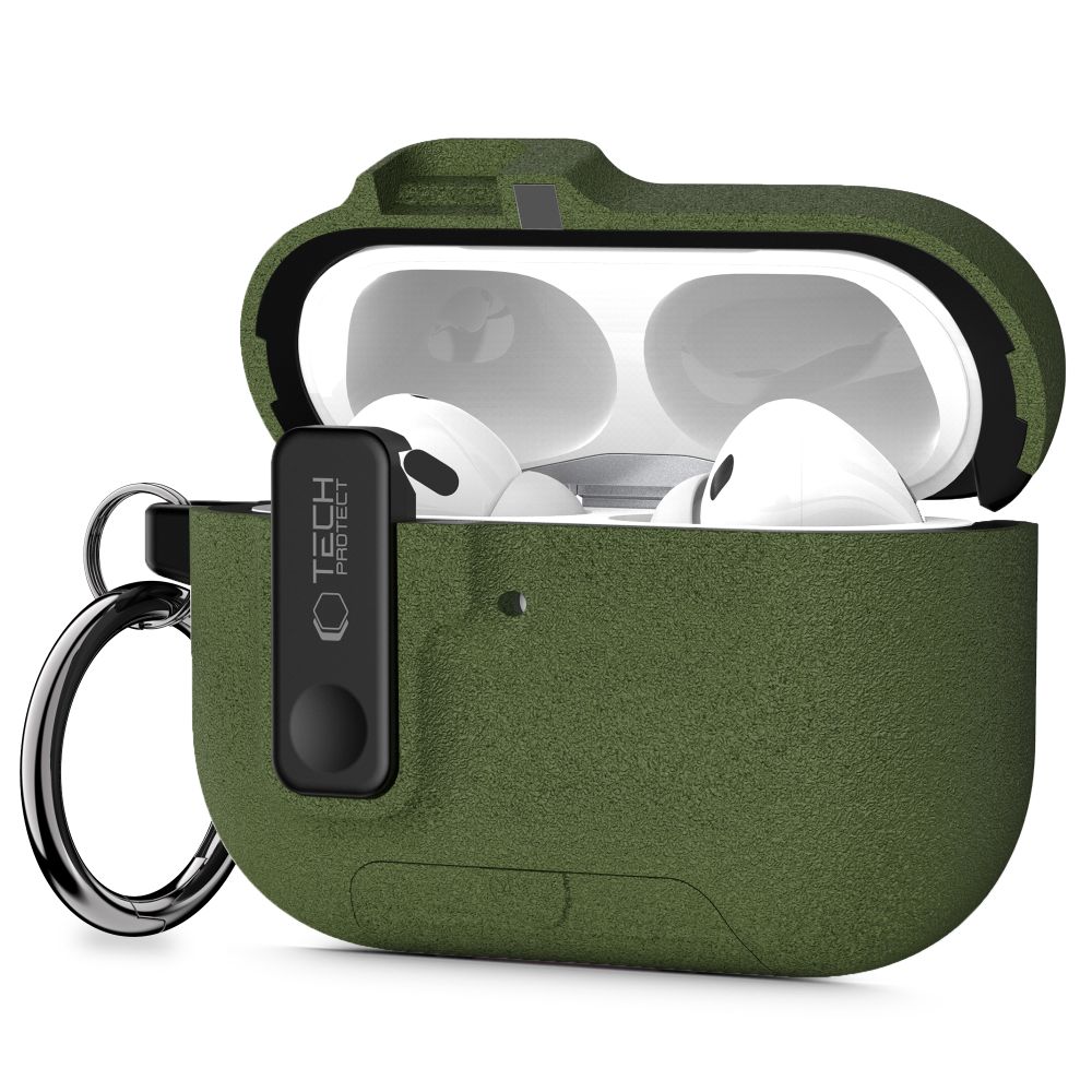 Tech-Protect Slim Hook dėklas AirPods Pro 3 žalias