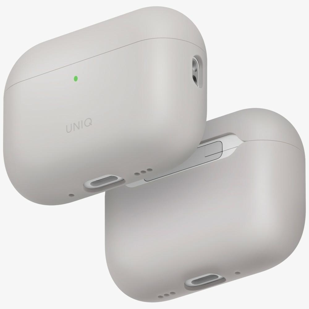 Uniq Lino silikoninis dėklas AirPods Pro - smėlinis