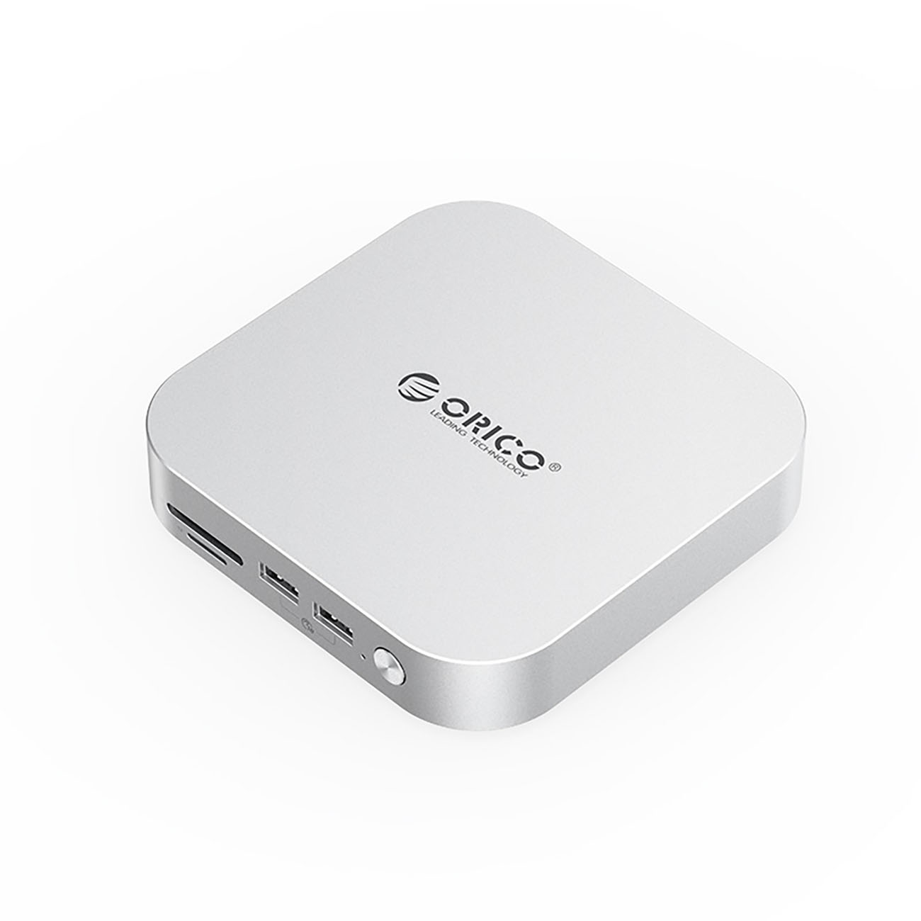 "Orico MiniLink 9-in-1" doko stotis su M.2 SSD kietojo disko įkrova - sidabrinė