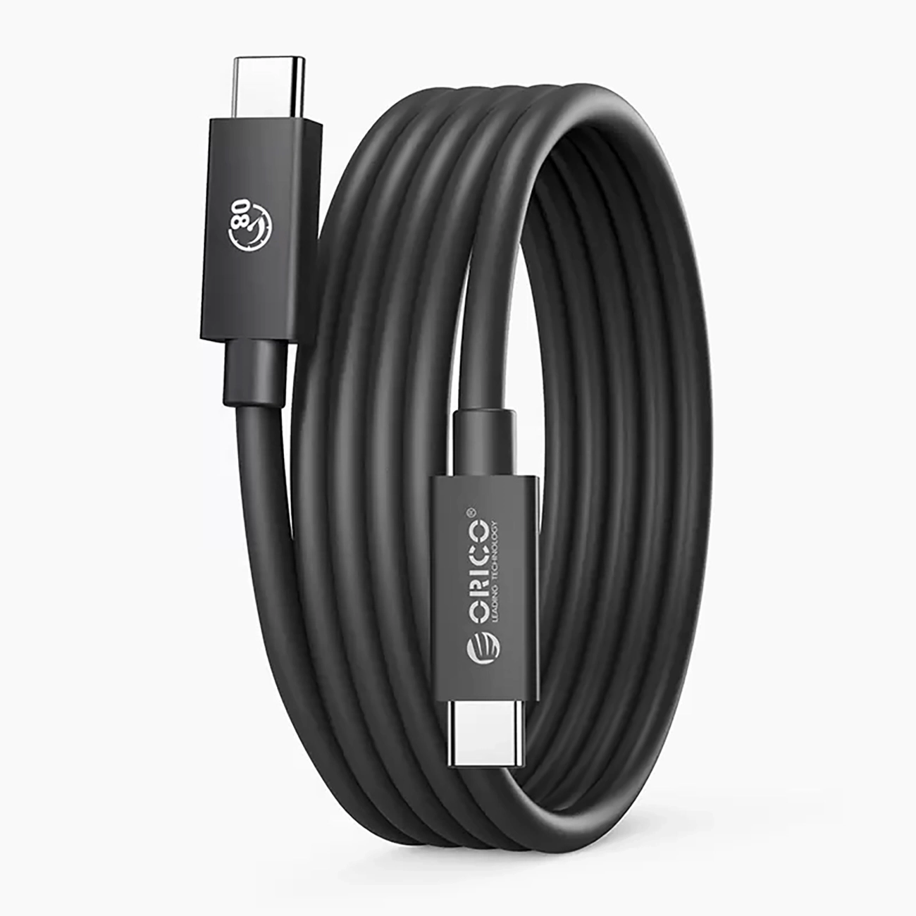 Orico USB4 Thunderbolt 5 кабель 80Gbps 240W USB-C to USB-C 1m - черный