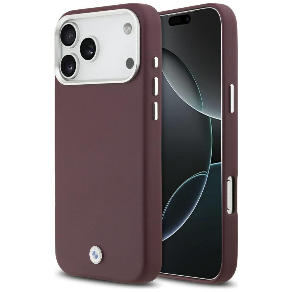 BMW Sign Full Wrapped Metal MagSafe чехол iPhone 17 Pro Max - красный