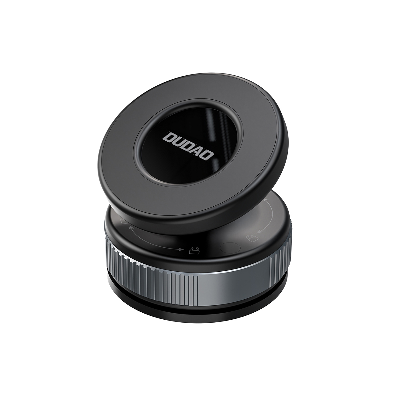 Dudao F24PRO MagSafe Compatible Car Holder with Suction Cup Windshield or Dashboard - Juodas
