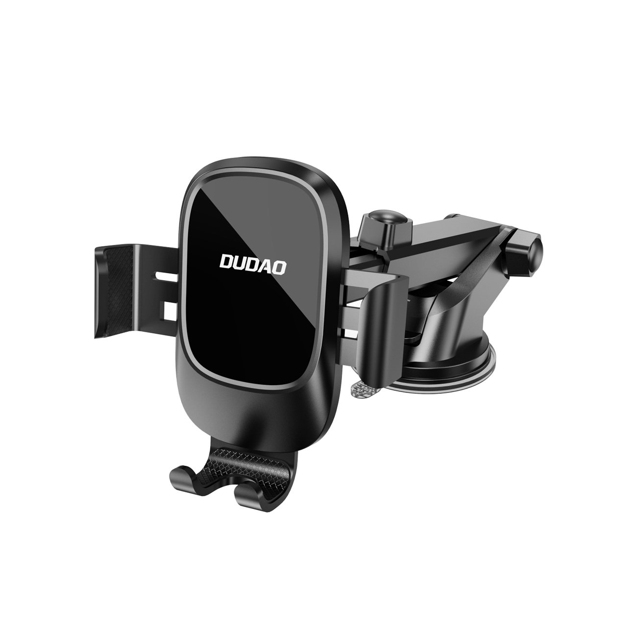 Dudao F5N+ gravity automobilinis laikiklis with suction cup windshield or dashboard - juodas