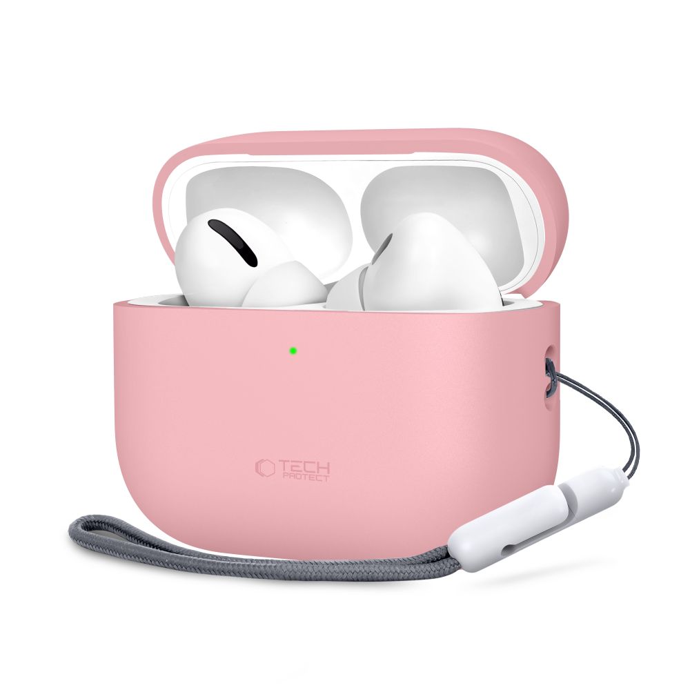 Tech-Protect silikoninis dėklas AirPods Pro 3 rožinis