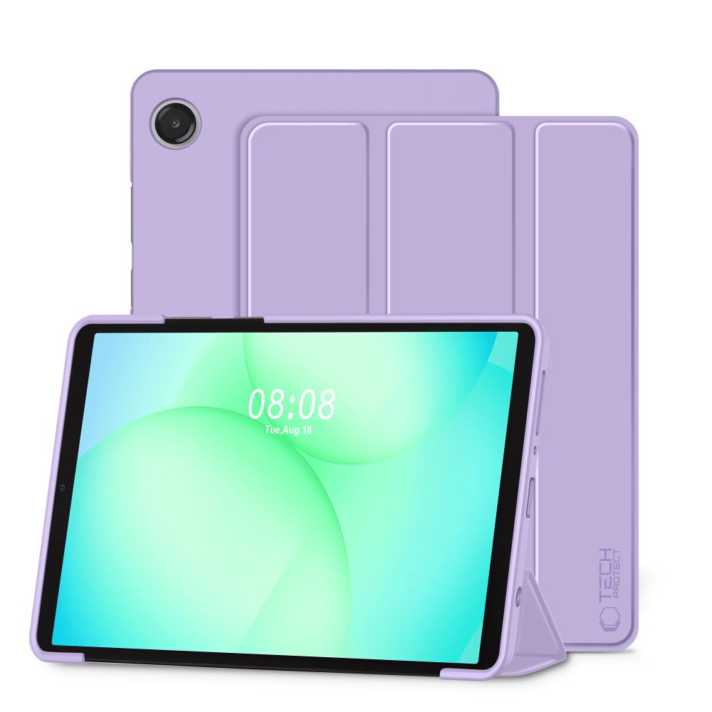 TechProtect SmartCase dėklas Samsung Galaxy Tab A9 / A11 8.7 violetinis