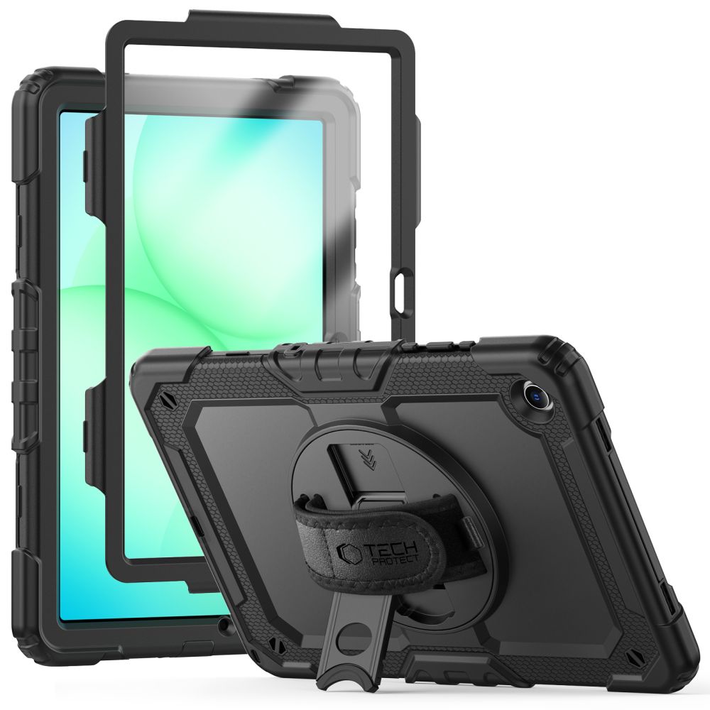 Tech-Protect Solid deklas Samsung Galaxy Tab A9+ / A11+ Plus 11.0 X210 / X215 / X216 / X230 / X235 / X236 - Juodas