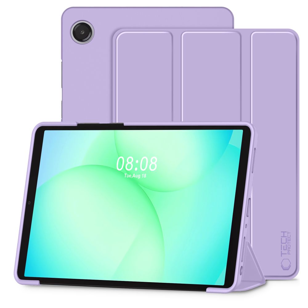 TechProtect SmartCase deklas Samsung Galaxy Tab A9+ / A11+ Plus 11.0 X210 / X215 / X216 / X230 / X235 / X236 - Violetinis