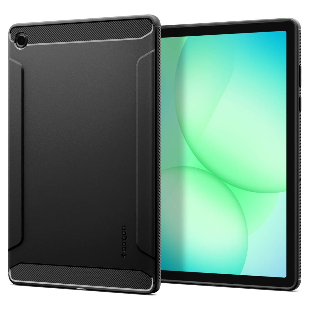 Spigen Rugged Armor deklas, skirtas Samsung Galaxy Tab A11+ Plus 11.0 X230 / X235 / X236 - Juodas