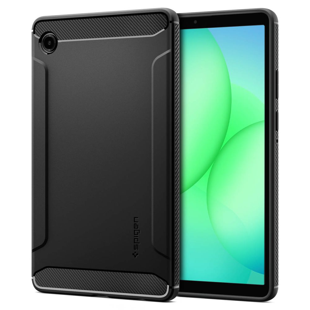Spigen Rugged Armor deklas, skirtas Samsung Galaxy Tab A11 8.7 X133 / X135 - Juodas