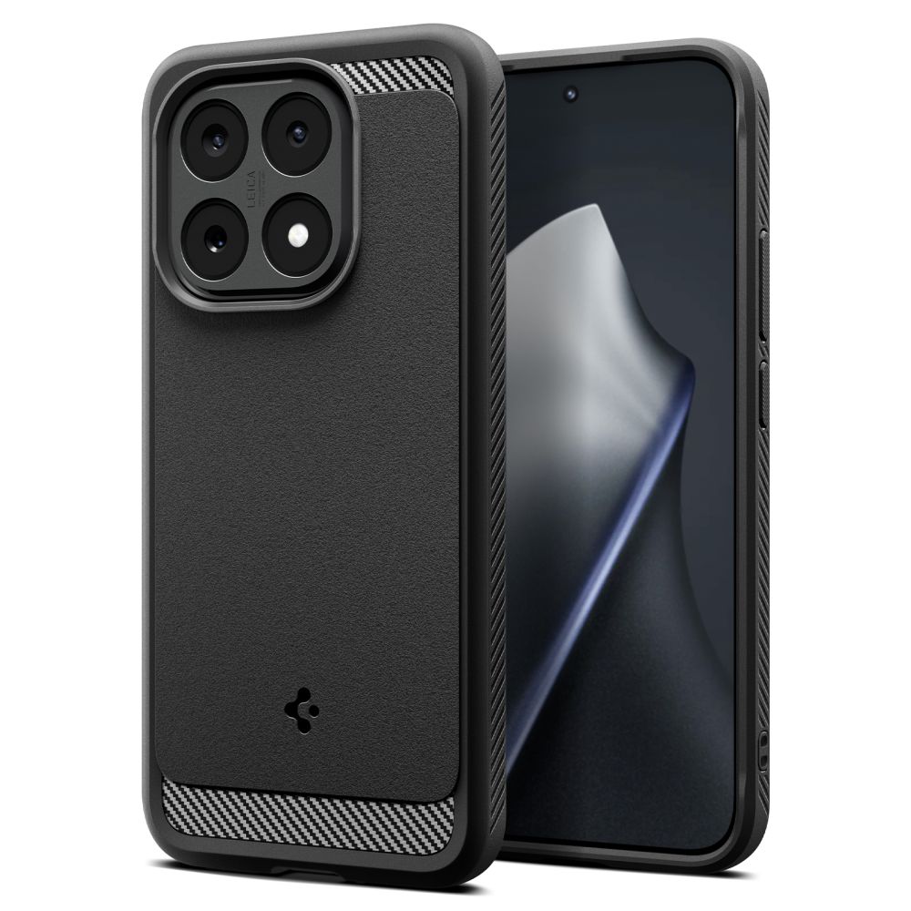 Spigen Rugged Armor deklas, skirtas Xiaomi 15T - Juodas