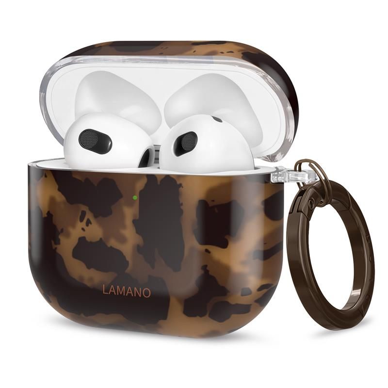 Tech-Protect Lamano deklas AirPods 4 - rudas ir juodas