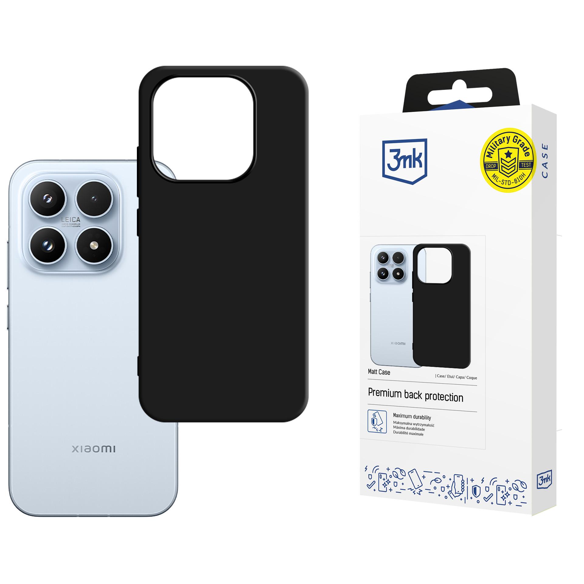 3mk Matinis Dėklas for Xiaomi 17 - matinis juodas