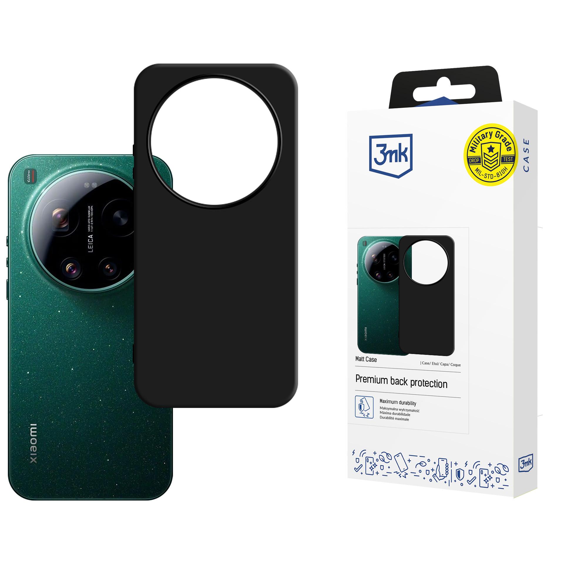 Dėklas 3mk Matt Case Xiaomi 17 Ultra juodas