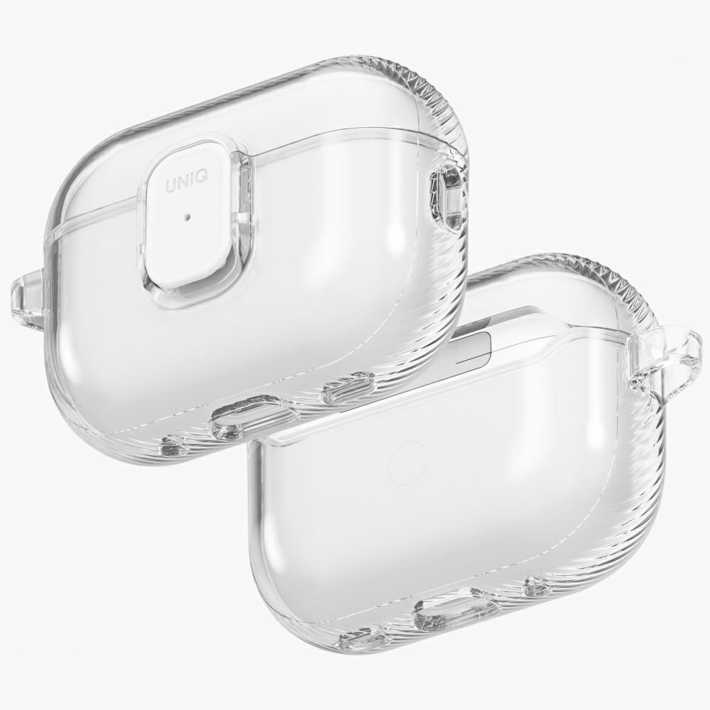 Uniq Glase Pro deklas AirPods Pro 3 Lock deklas - skaidrus