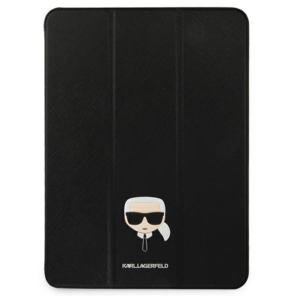 Karl Lagerfeld Saffiano Karl Head atverčiamas dėklas iPad Pro 11 colių juodas