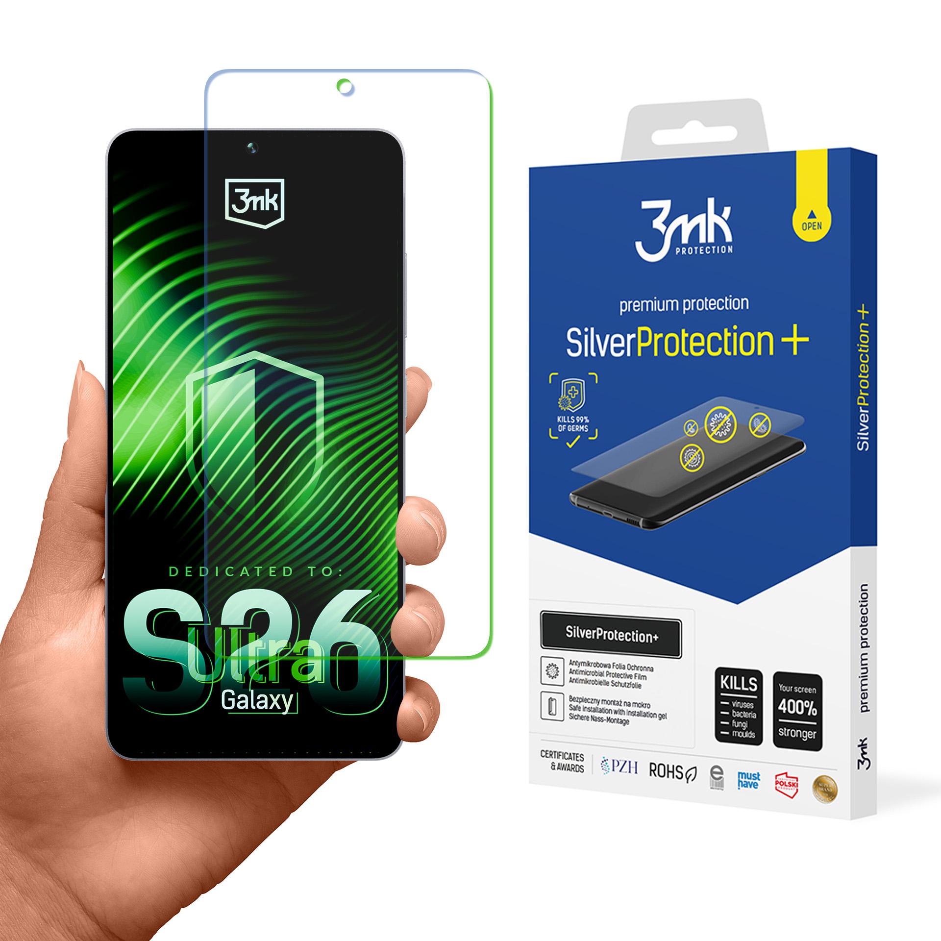 LCD apsauginė plėvelė 3mk Silver Protection+ Samsung S948 S26 Ultra