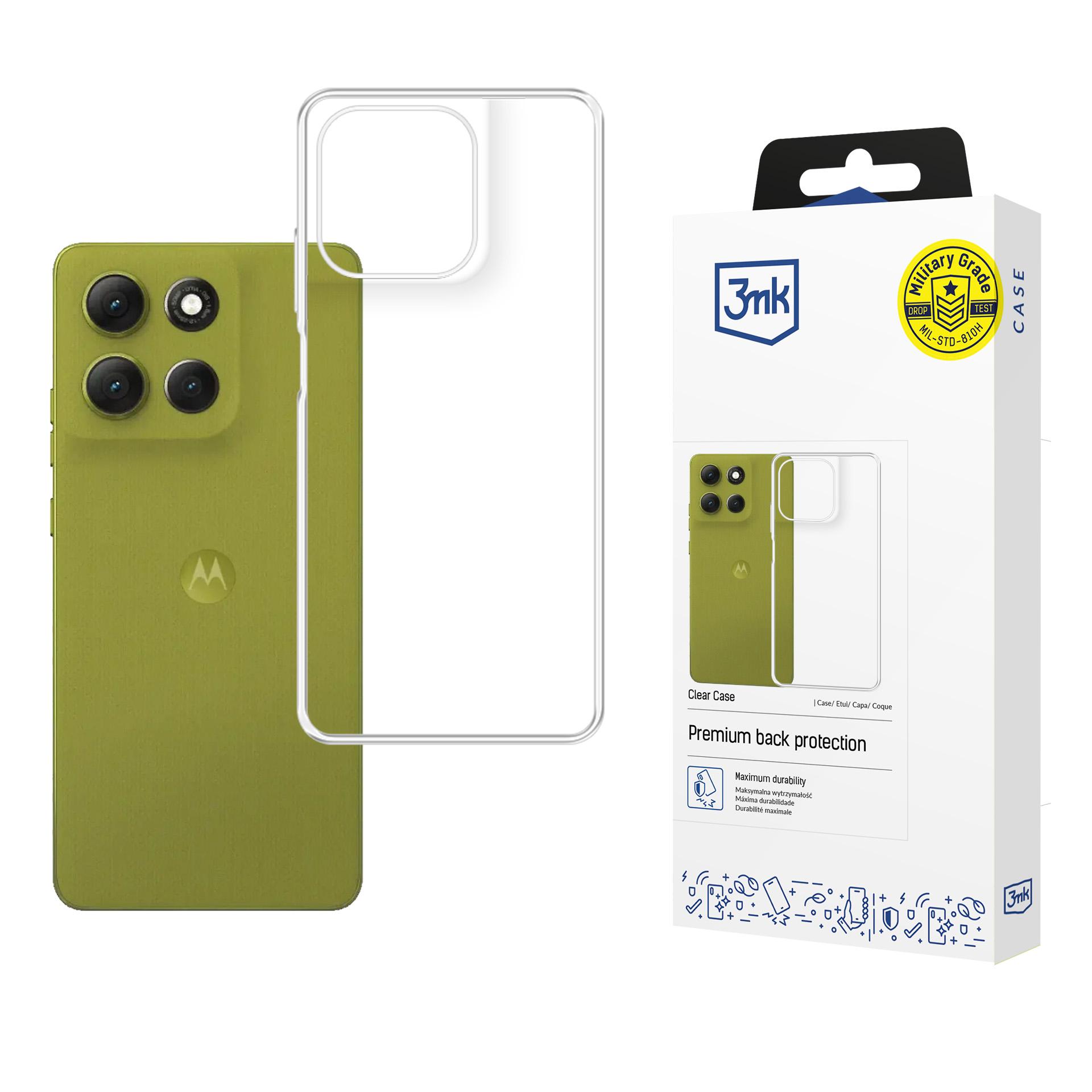 3mk Clear Case skaidrus dėklas Motorola Moto G86 / G86 Power