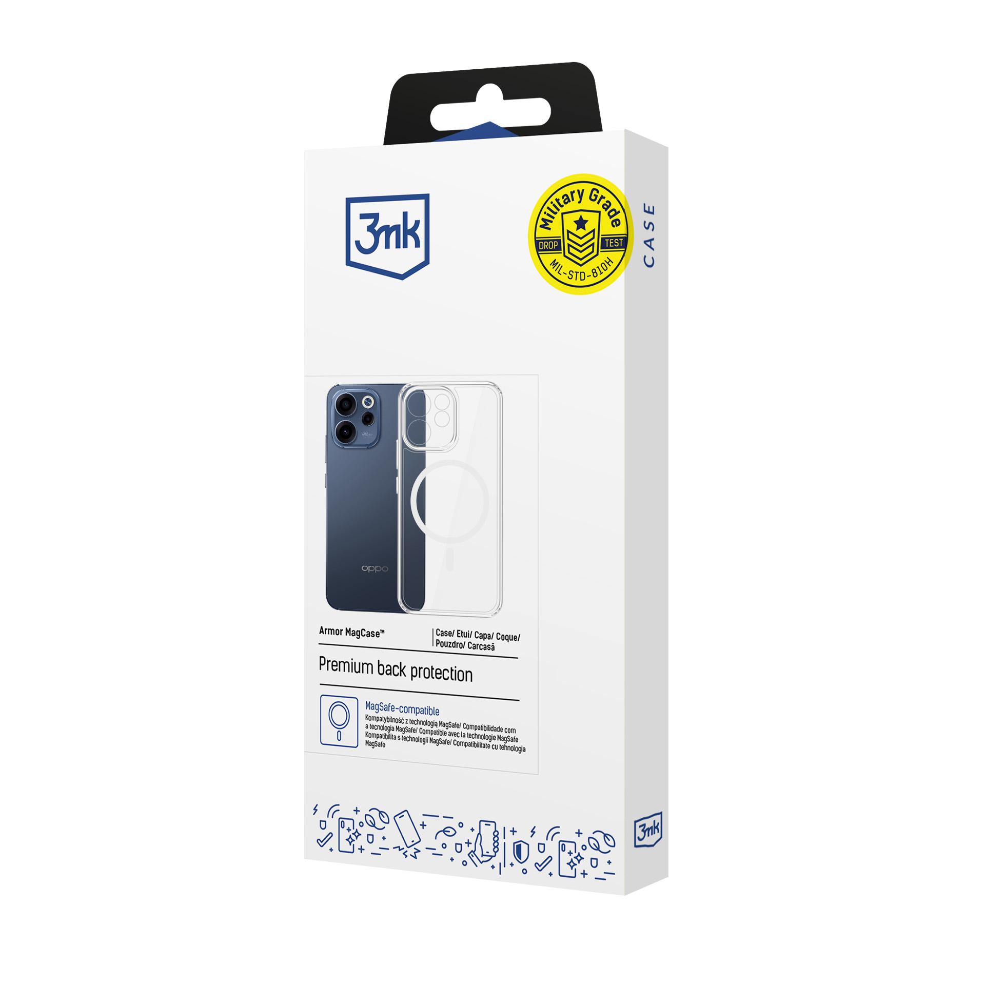 3mk Armor dėklas Oppo Reno 15 F 5G / Reno 15 FS 5G (CPH2801) - Skaidrus