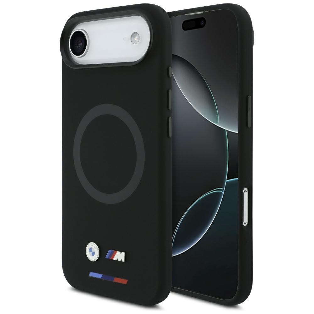 BMW M Silicon Logo MagSafe Dėklas for iPhone Air - juodas