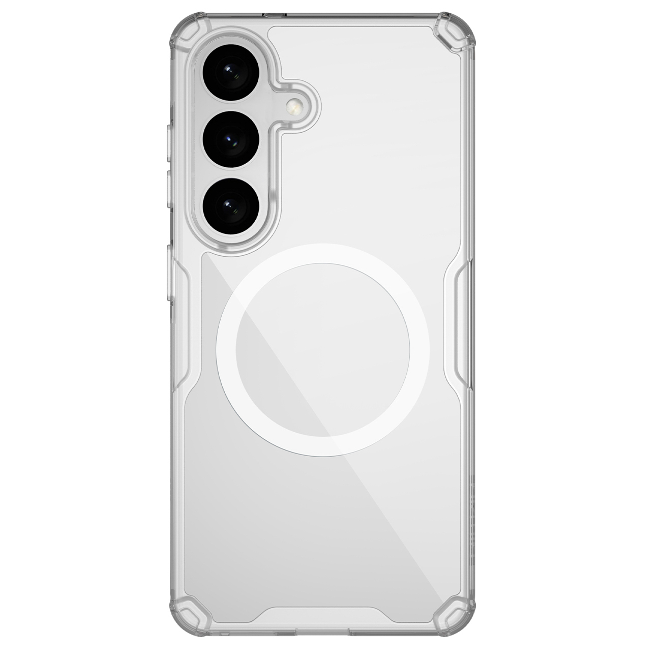 Nillkin Nature TPU Pro MagSafe suderinamas dėklas skirta Samsung Galaxy S26 Plus baltas