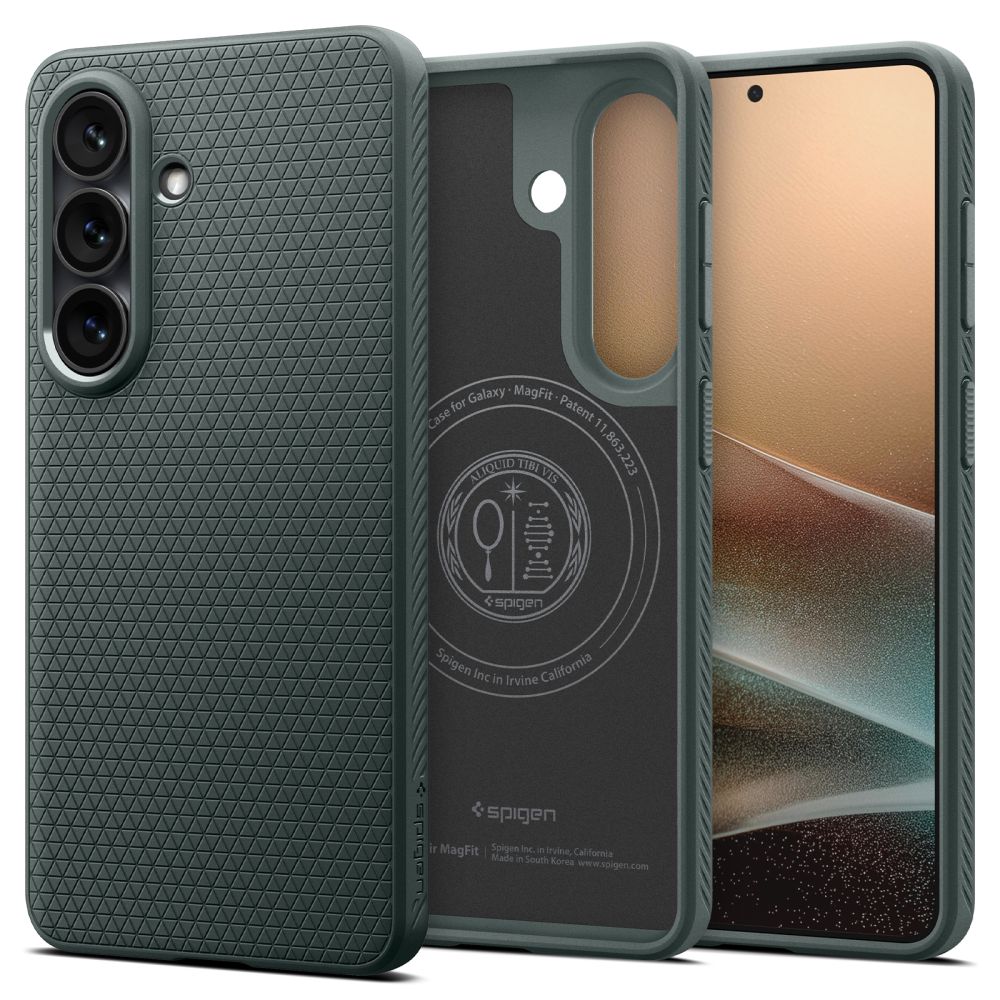 Spigen Liquid Air Mag MagSafe dėklas skirtas Samsung Galaxy S26+ - žalias