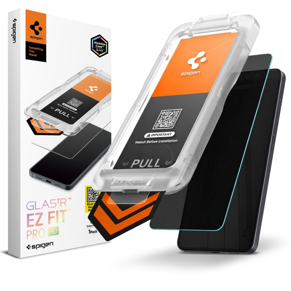 Privatumo apsauginis stiklas SPIGEN GLAS.TR EZ FIT PRO AC HD GALAXY S26+