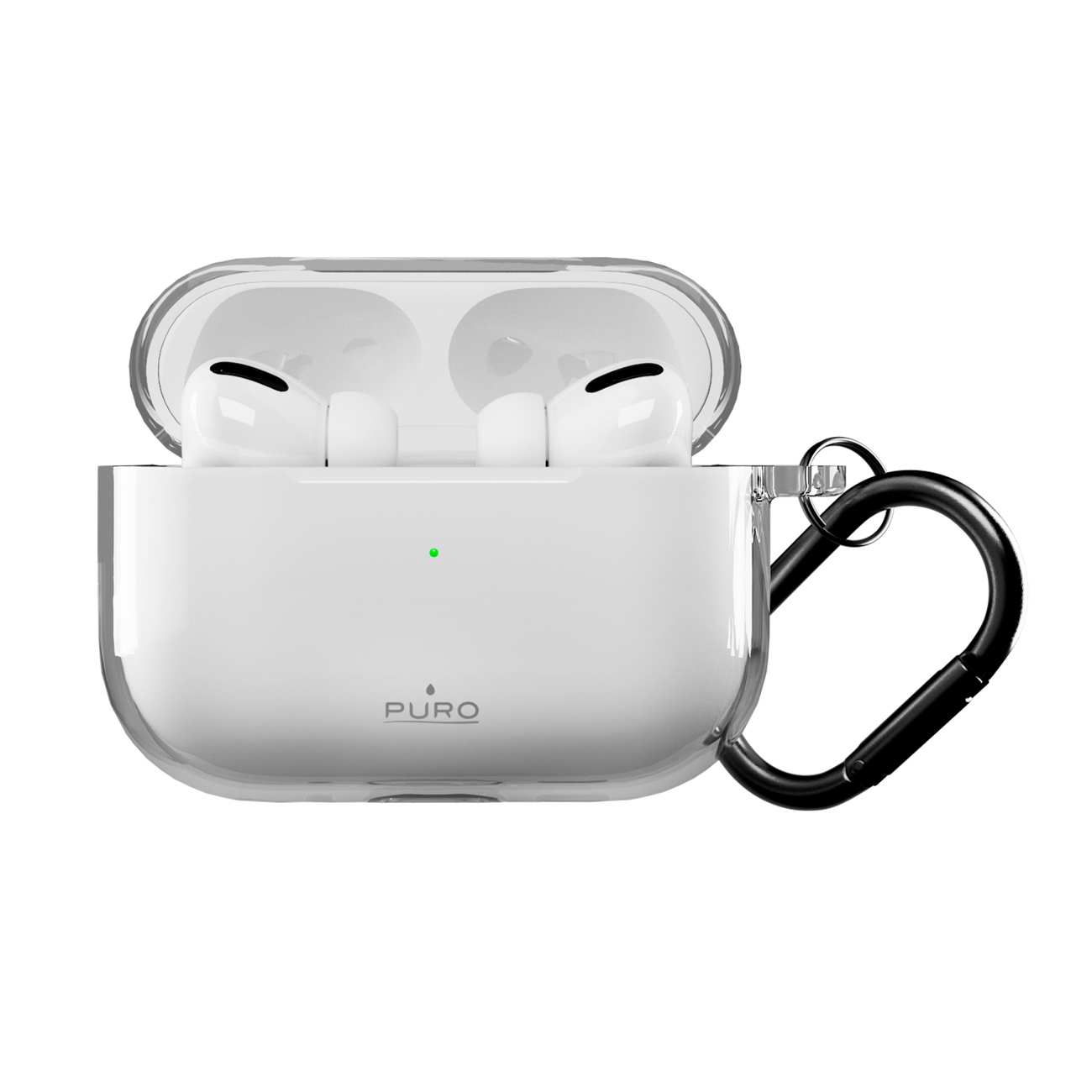 "Puro 0.3 Nude" dėklas "AirPods Pro 3" - skaidrus
