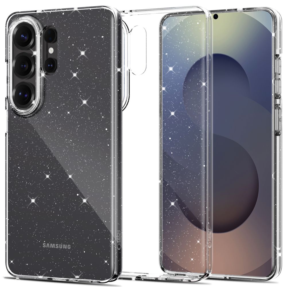 Tech-Protect FlexAir Dėklas for Samsung Galaxy S26 Ultra - Clear and Glitter