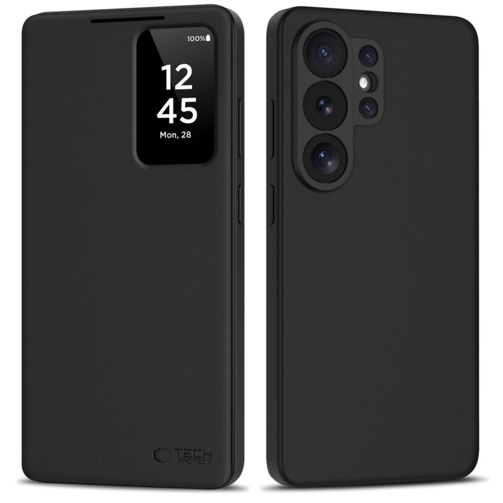 Tech-Protect Išmanusis Piniginė Dėklas for Samsung Galaxy S26 Ultra - juodas