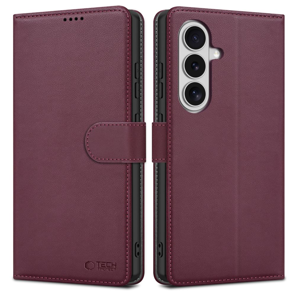 Tech-Protect Piniginė Dėklas for Samsung Galaxy S26 - bordo