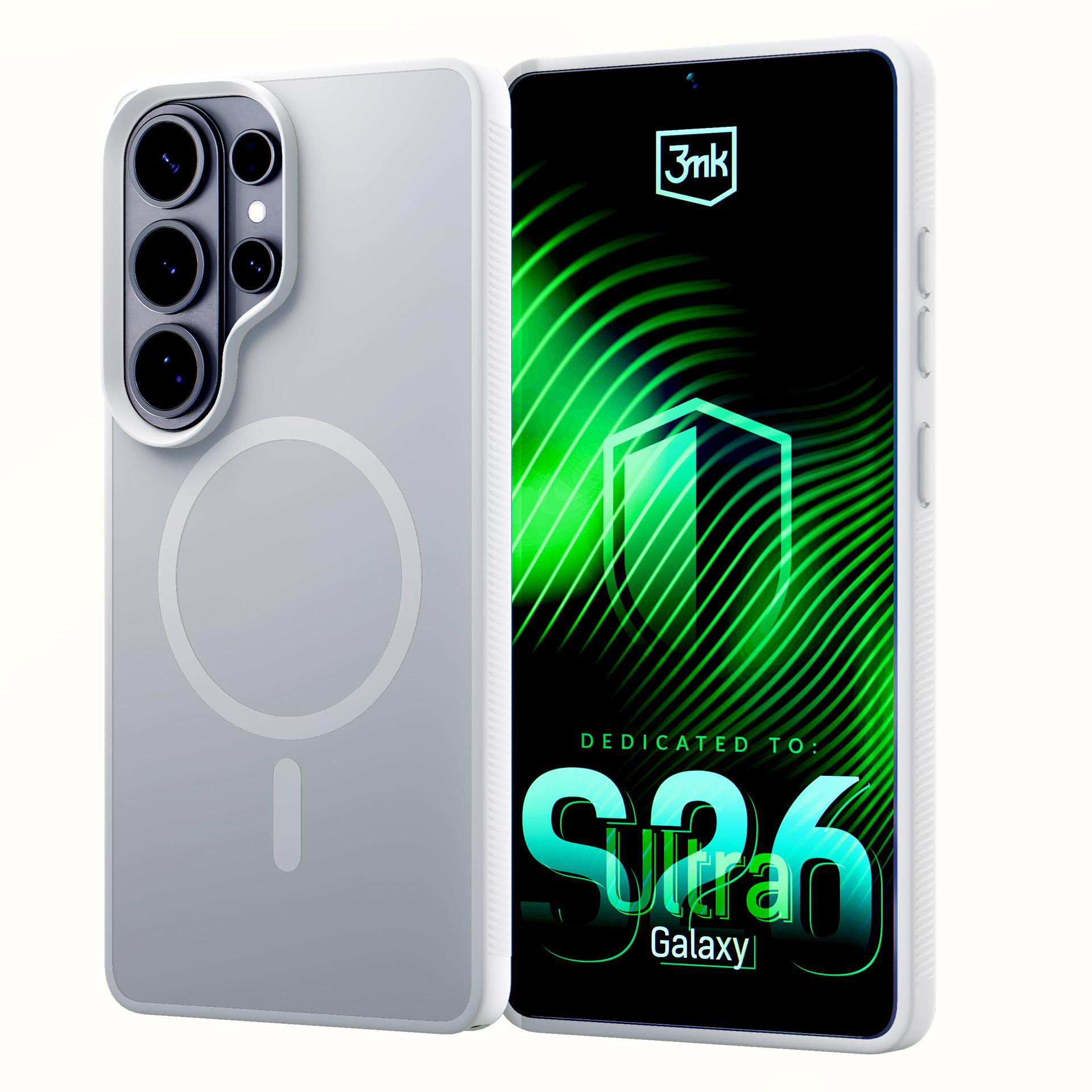 3mk Smoke MagCase dėklas Samsung Galaxy S26 Ultra - baltas