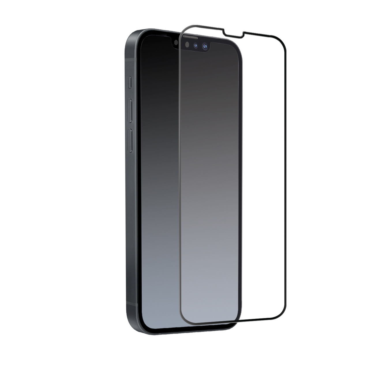 SBS Full Cover grūdintas stiklas, skirtas iPhone 13 / 13 Pro / 14 / 16e / 17e