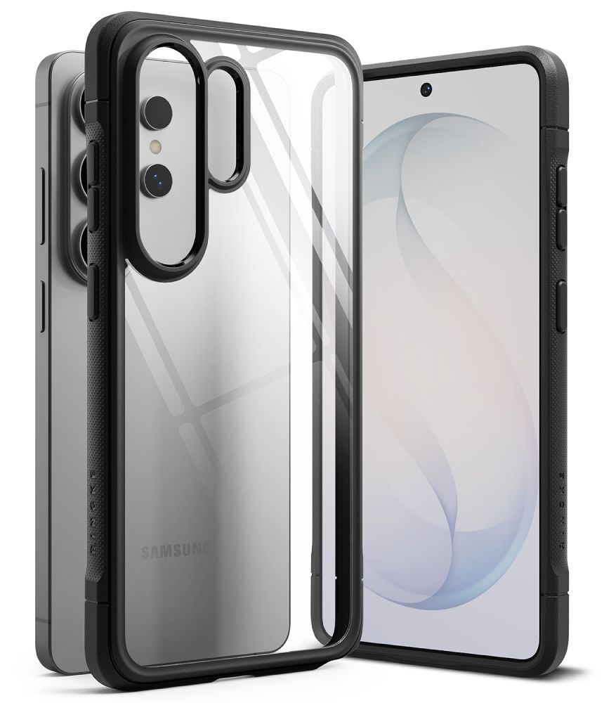 Ringke Fusion Bold Dėklas for Samsung Galaxy S26 Ultra - Clear juodas