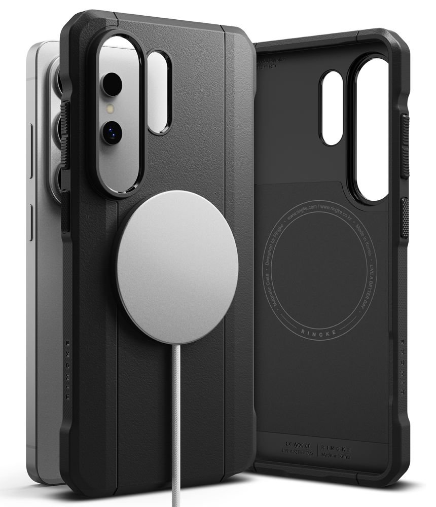 Ringke Onyx Alfa Magsafe Dėklas for Samsung Galaxy S26 Ultra - juodas
