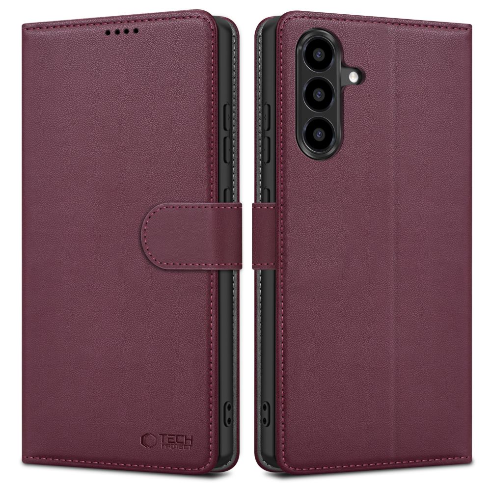 Tech-Protect Piniginė Dėklas for Samsung Galaxy A57 5G - bordo